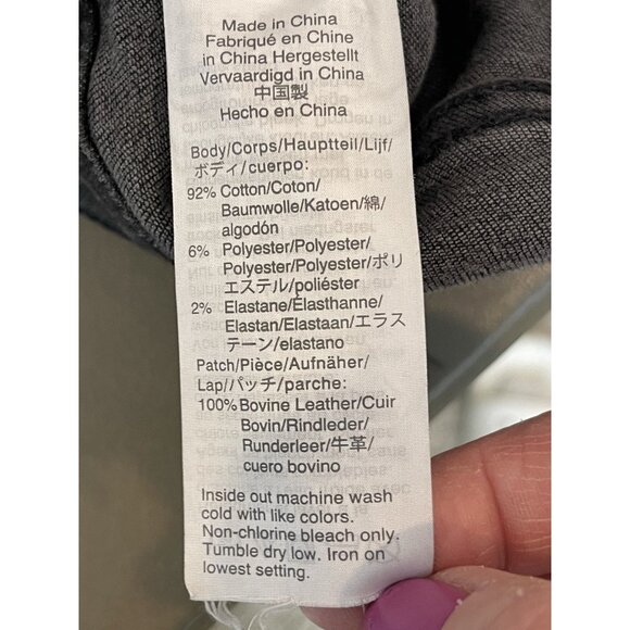 Madewell 9” Mid Rise Skinny Jeans In Black Sea Wash Ripped Knee Edition - Picture 9 of 10